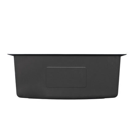 Master Chef- Bastia 23 16 Gauge Single Bowl Stainless Bar Sink, Radial Corners, 23x18x9 4