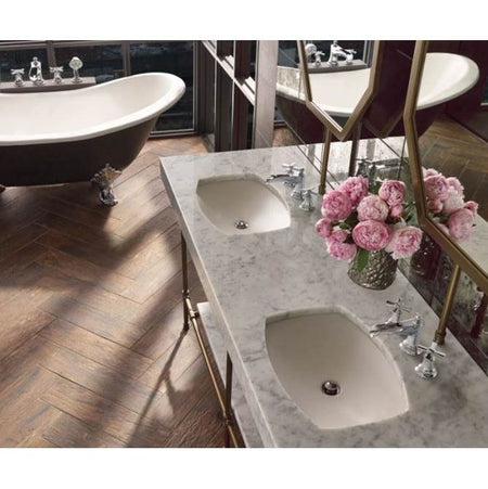 Oasis- Retreat Rectangular White Bathroom UM sink 2