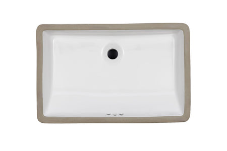 Oasis-Scorpio WH-G White-Fully Glazed Rectangle Porcelain Vessel sink 1