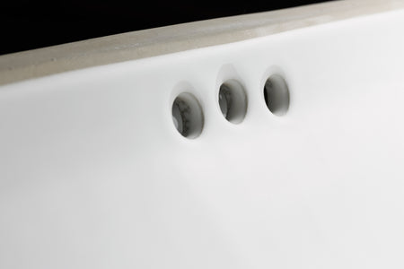 Oasis-Scorpio WH-G White-Fully Glazed Rectangle Porcelain Vessel sink 3