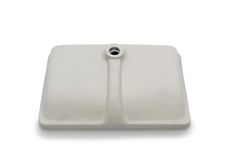 Oasis-Scorpio WH-G White-Fully Glazed Rectangle Porcelain Vessel sink 5