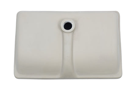 Oasis-Scorpio WH-G White-Fully Glazed Rectangle Porcelain Vessel sink 6
