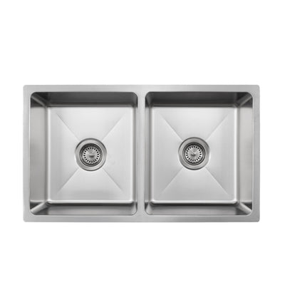 Master Chef-Cholet 16 Gauge 5050 Stainless Kitchen Sink, Radial Corners, 31x18x9/9 1