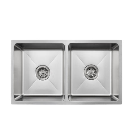 Master Chef-Cholet 16 Gauge 5050 Stainless Kitchen Sink, Radial Corners, 31x18x9/9 1