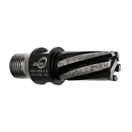Diamax-1 5/8" Cyclone Finger Bit Reverse Thread 7 seg w/ Bottom Seg.