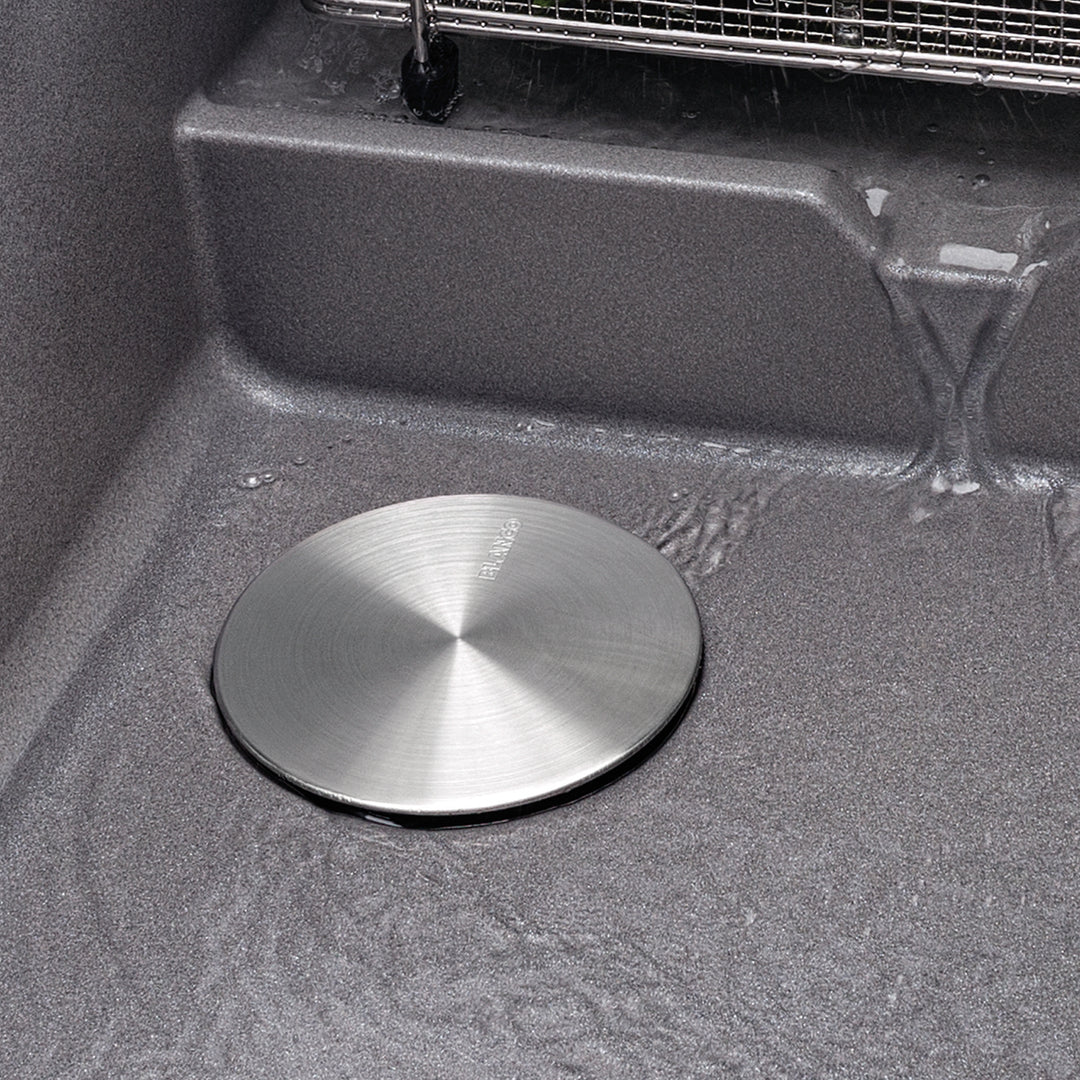 Blanco-Stainless-Capflow Decorative Drain Cover Blanco 3