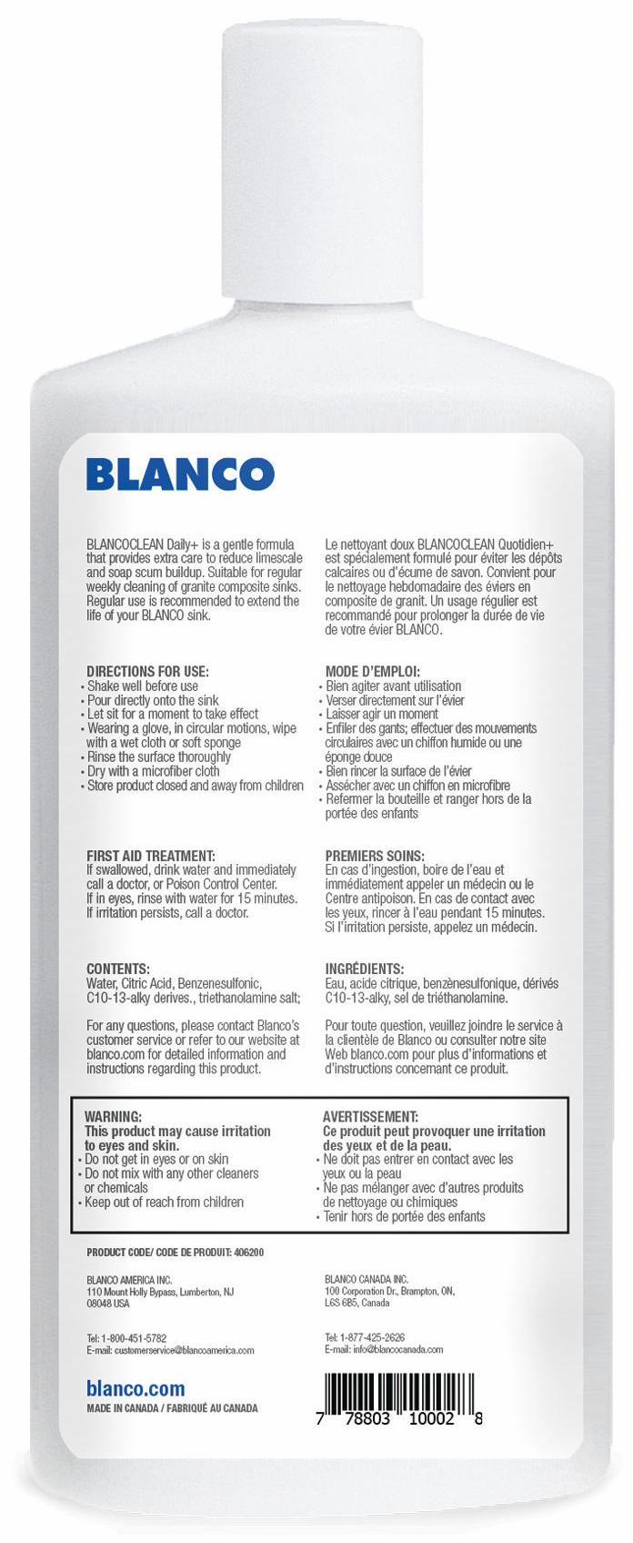 Blanco-BlancoClean Daily+ Silgranit Sink Cleaner 15 oz. Blanco 2
