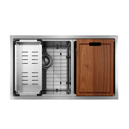 Master Chef- Granville 6040 Kitchen Work Station, Radial Corners, Accessories Included, 32x19x10/10 2