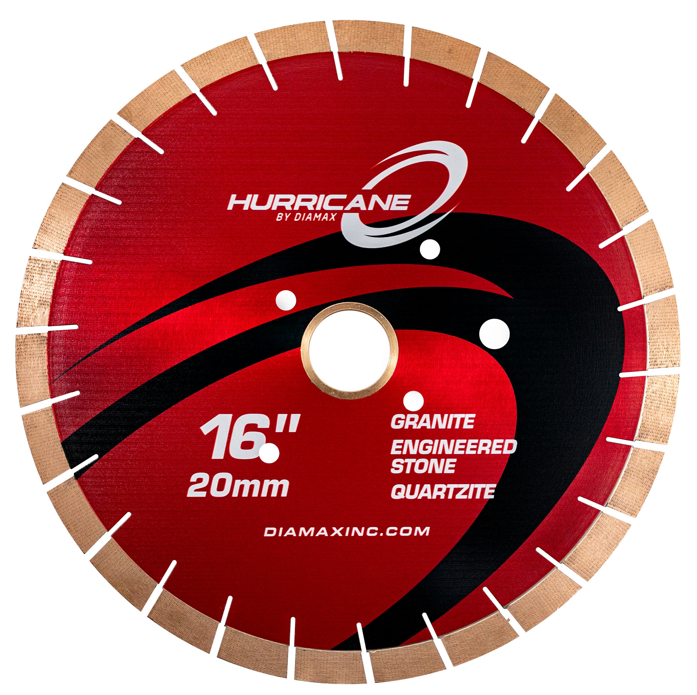 Diamax-14" Hurricane Silent Core Blade 20mm segment