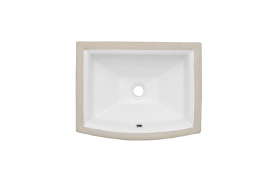 Oasis- Harbor WH Bowed Front Square Virtuous China Bowl in White 19.5x17 O.D.17x13.5 x7 Deep I.D. 2