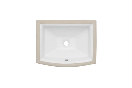 Oasis- Harbor WH Bowed Front Square Virtuous China Bowl in White 19.5x17 O.D.17x13.5 x7 Deep I.D. 2