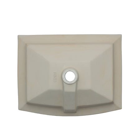 Oasis- Harbor WH Bowed Front Square Virtuous China Bowl in White 19.5x17 O.D.17x13.5 x7 Deep I.D. 5