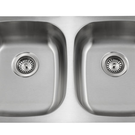 Liberty-Houston ADA 18 Gauge 5050 Undermount Kitchen Sink ADA, Radial Corners, 32x18x6 3