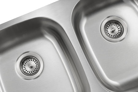 Liberty-Houston ADA 18 Gauge 5050 Undermount Kitchen Sink ADA, Radial Corners, 32x18x6 4