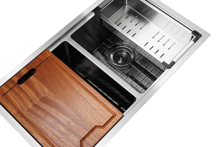 Master Chef- Mulhouse 5050 Kitchen Work Station, Radial Corners, Accessories Included, 32x19x10/10 4
