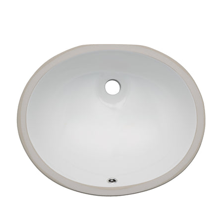 Oasis- 2000F Furniture Style 18x15 Medium Porcelain Bathroom UM lav Sink 1