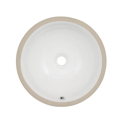 Oasis 157 White UM Lavatory Basin 15.75x7.5 1
