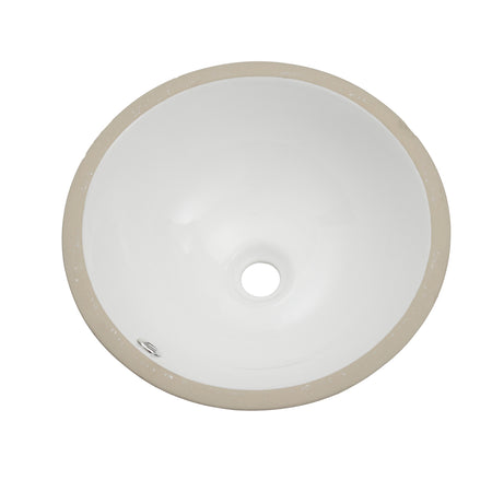 Oasis 157 White UM Lavatory Basin 15.75x7.5 2