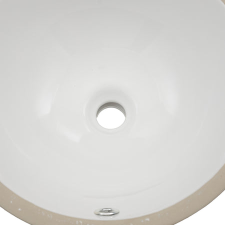 Oasis 157 White UM Lavatory Basin 15.75x7.5 3