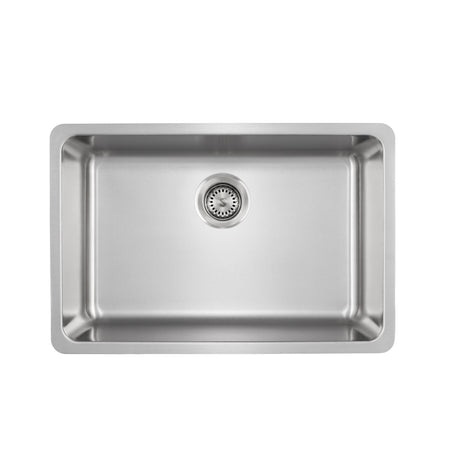 Jade-Opal 18 Gauge Single Bowl Undermount Kitchen Sink, Radial Corners, 32x18x9 1