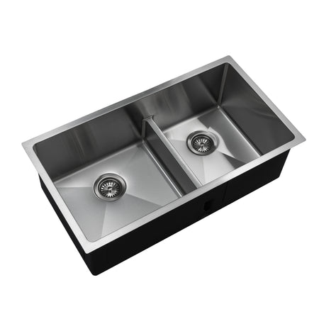 Master Chef - Orleans Half-Divide 15 G Stainless Steel Lower Divider Sink - RADIAL CORNERS 5