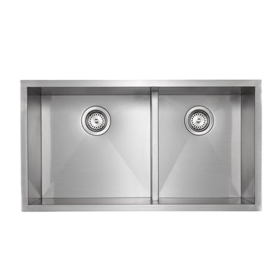  Master Chef - Orleans Half-Divide 15 G Stainless Steel Lower Divider Sink - SQUARE CORNERS 1