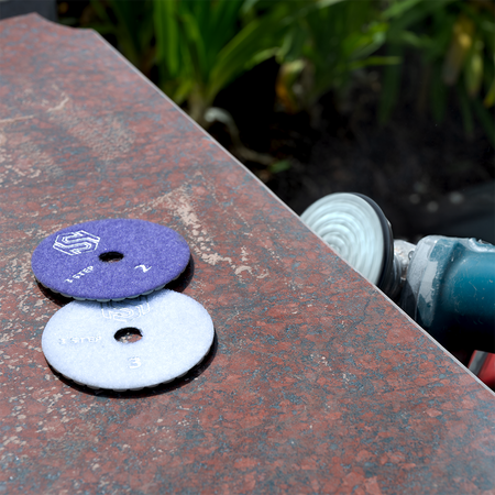 TST 3 Step Purple Dry Pads 4" 3