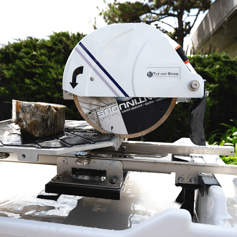 Zenesis™ 4-10 inch continuous rim porcelain diamond blade for dry or wet cutting, designed for precise porcelain tile cutting. 3