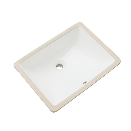 Oasis-White-Phoenix Rectangular Vitreous China UM lav Basin 20x15x7.8 2