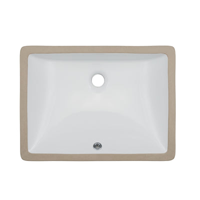 Oasis-Phoenix WH ADA  Rectangular ADA Vitreous China UM lav Basin 20x15x5.5 1