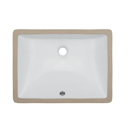 Oasis-Phoenix WH ADA  Rectangular ADA Vitreous China UM lav Basin 20x15x5.5 1