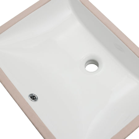 Oasis-Phoenix WH ADA  Rectangular ADA Vitreous China UM lav Basin 20x15x5.5 4