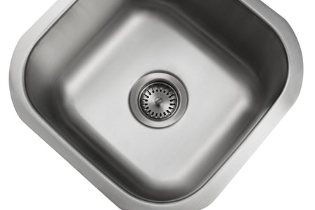 Liberty- Polk Stainless Steel Bar/ Utility Sink.16 x 16 x 8' 3
