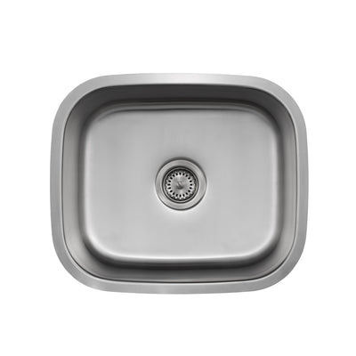 Liberty- Quincy Premium Soft Touch Brushed Finish 18 G UM bar/prep laundry or utility sink. 20 5/8 x 17 3/4 x 9 1