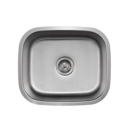 Liberty- Quincy Premium Soft Touch Brushed Finish 18 G UM bar/prep laundry or utility sink. 20 5/8 x 17 3/4 x 9 1