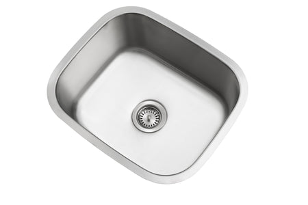 Liberty- Quincy Premium Soft Touch Brushed Finish 18 G UM bar/prep laundry or utility sink. 20 5/8 x 17 3/4 x 9 2