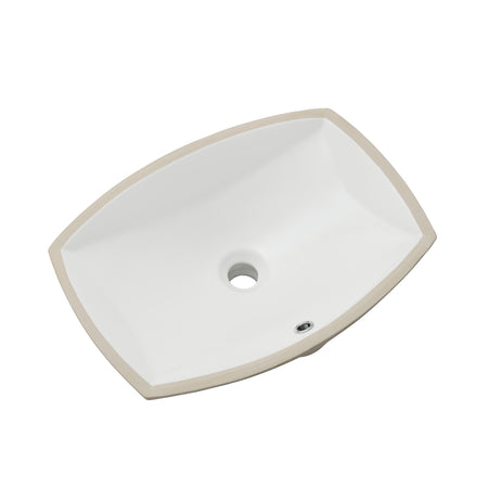 Oasis- Retreat Rectangular White Bathroom UM sink 5