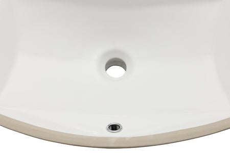 Oasis- Retreat Rectangular White Bathroom UM sink 6