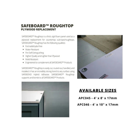 Safeboard-Roughtop Foam 4'x8'x17mm