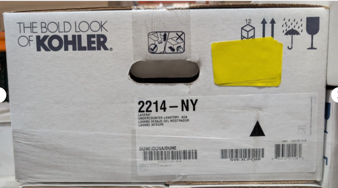 Kohler Ladena K-2214-NY 20 7/8"x14 3/8" Undermount Bathroom Sink With Overflow