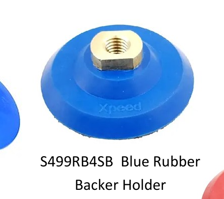 hook‑and‑loop blue rubber blacker holder
