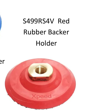 hook‑and‑loop red rubber blacker holder