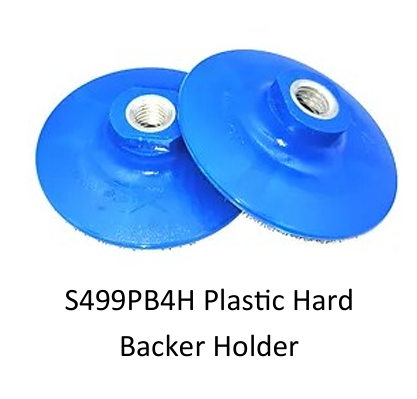 hook‑and‑loop plastic hard backer holder