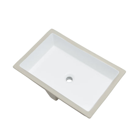 Oasis- Tideway Large UM Rectangular Vitreous China Sink 24x15.5x6.5 OD 21.5x13 ID 2
