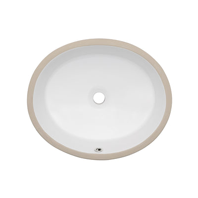 Oasis- Tideway Oval WH Medium UM Vitreous China Sink 1