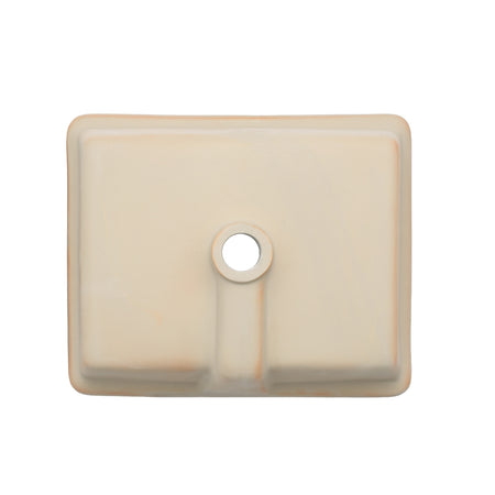 Oasis- Tideway Small Retro Rectangular Vitreous China Bowl 17.5 x 14.5 (ID) 3