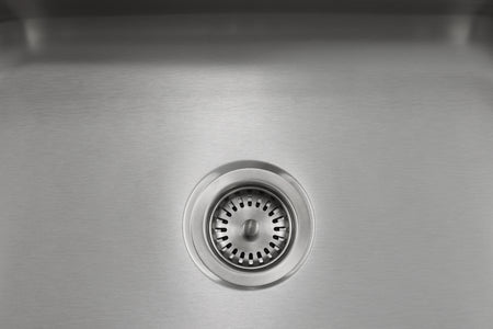 Liberty-Tulsa 27 18 Gauge Single Bowl Undermount Kitchen Sink, Radial Corners, 27x18x9 4