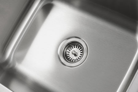 Liberty- Tulsa 23 18 Gauge Single Bowl Undermount Kitchen Sink, Radial Corners, 23x18x9 2