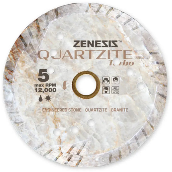 Zenesis™ Small Quartzite Turbo Blade – 5in to 7in High-Performance Blade for Hard Quartzite & Stone Zenesis