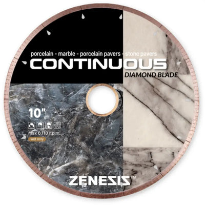Zenesis Continuous Rim Porcelain Blade Ultra-Smooth Cutting Diamond Blade
